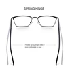 MERRYS DESIGN Men Prescription Glasses Square Myopia Prescription Eyeglasses Male Business Style Optical Glasses S2039PG ► Photo 3/6