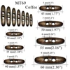 10PCs Natural Wood Toggle Horn Wooden Buttons Sewing Crafts Scrapbooking For Tent Clothes Overcoat Handmade Oval Stopper Button 6