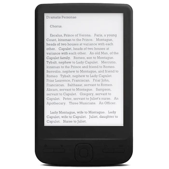 

JABS 4.3 Inch E-Ink Ebook Reader 800X600 Ereader Electronic Paper Book with Front Light PU Cover(16G)