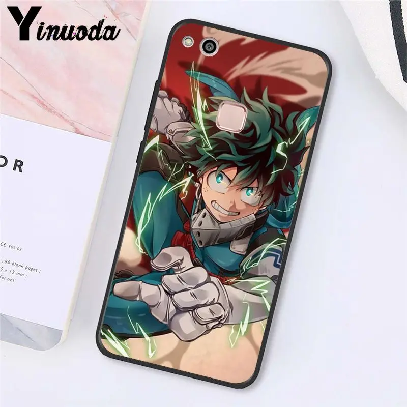 A16 Yinuoda с героями из мультфильма «Мой герой deku и bakugou чехол для телефона для Huawei Y5 II Y6 II Y5 Y6 Y7Prime Y9 - Цвет: A16