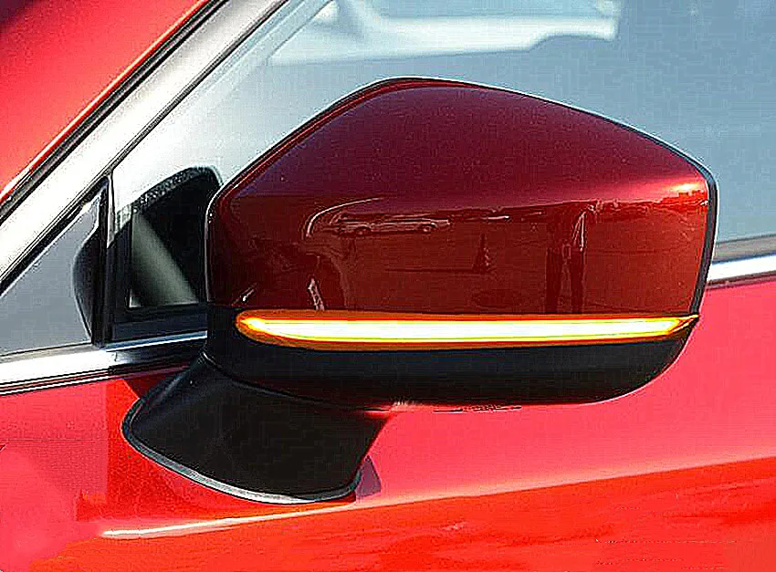 Динамический сигнал поворота светодиодный сбоку Зеркало заднего вида Индикатор последовательного мигалка светильник для Mazda CX-5 CX5 KF CX-8 CX-9 CX9