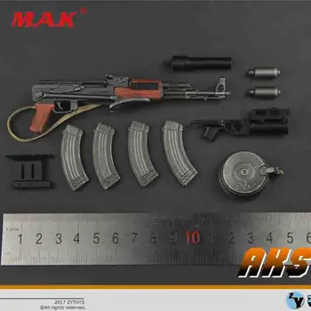 

1:6 Scale Weapon Gun Model AKS47 Folding fit for 12" Action Figure Accessories for collection