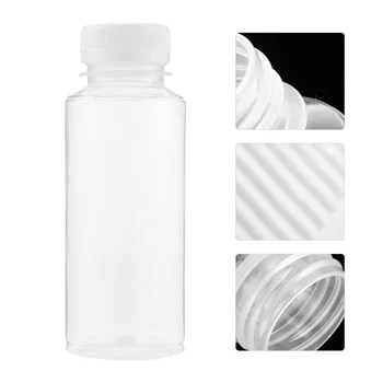

12 Pcs 1 Bag 250ML Beverage Bottle Drink Bottle Water Bottle Beverage Mug Portable Transparent Leak-proof Bottle for Outdoor
