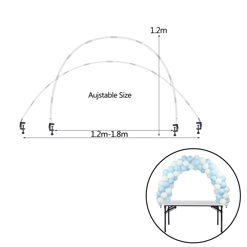 Balloon Arch Stand Frame Base Birthday Balloons Holder Column Balloon Chain for Wedding Birthday Pa