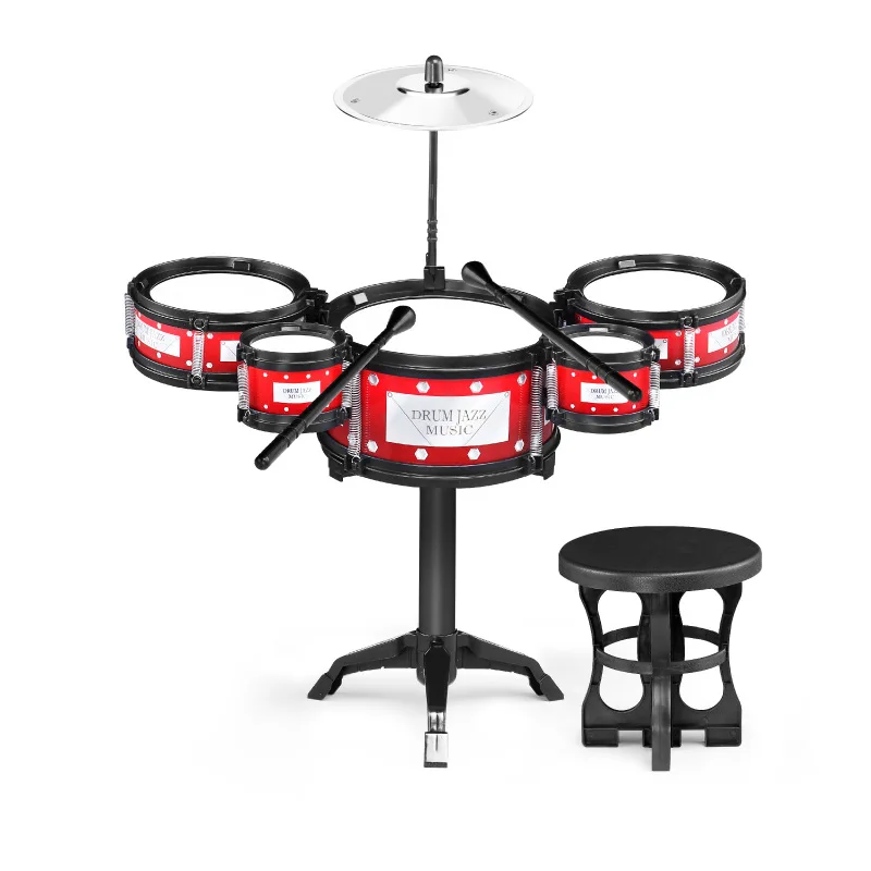 

Drum Set Children percussion Toy Set Drum Set Beginner Boy/Girl Gift Kindergarten Toy Drum set