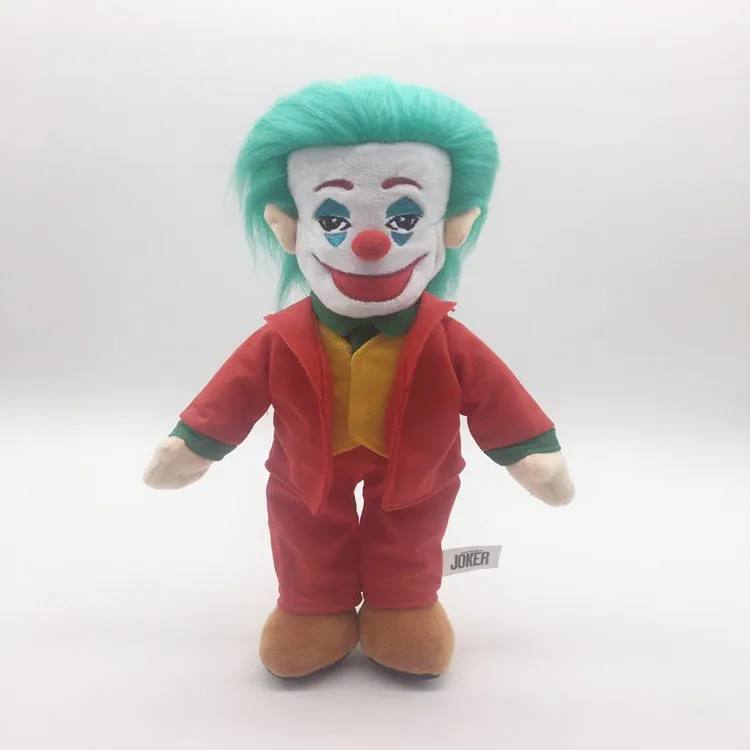 Высокое качество 38 см мультфильм Джокер Mr. J клоун мягкие и плюшевые игрушки Marvel DC супер герой плюшевые игрушки подарки для детей