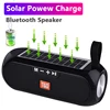 YABA Portable Column WirelessBluetooth bass Speaker Stereo Music Box Solar Power Bank Boombox waterproof USB AUX FM radio super ► Photo 1/6