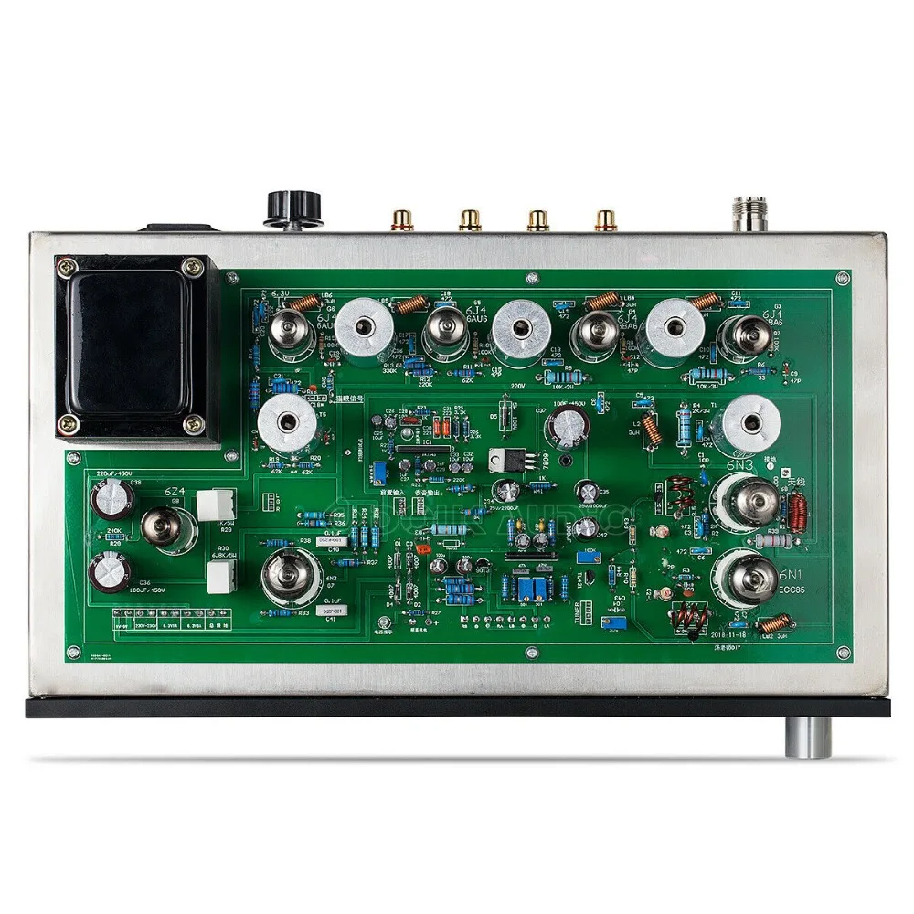 Nobsound вакуумная трубка FM Радио стерео без усилителя HiFi предусилитель готовой Amp
