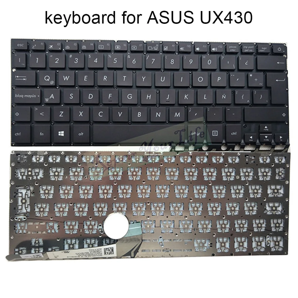 Latino Espanhol Teclado Retroiluminado para Asus Computador Portátil Zenbook Ux430 Ux430u Ux430ua Ux430uq Ux430un Teclados do Caderno 2627la00 Ux430