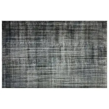 

Handmade Black Vintage Overdyed Turkish Area Rug 184x278 Cm-6'0''X9'1''