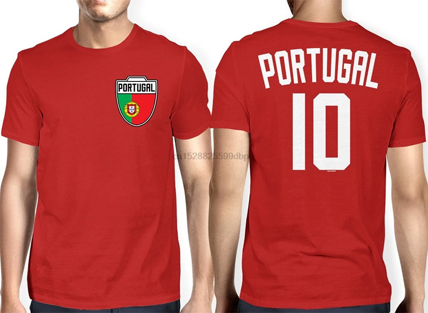 Лидер продаж 2019 Мужская футболка для футбола португальского летняя