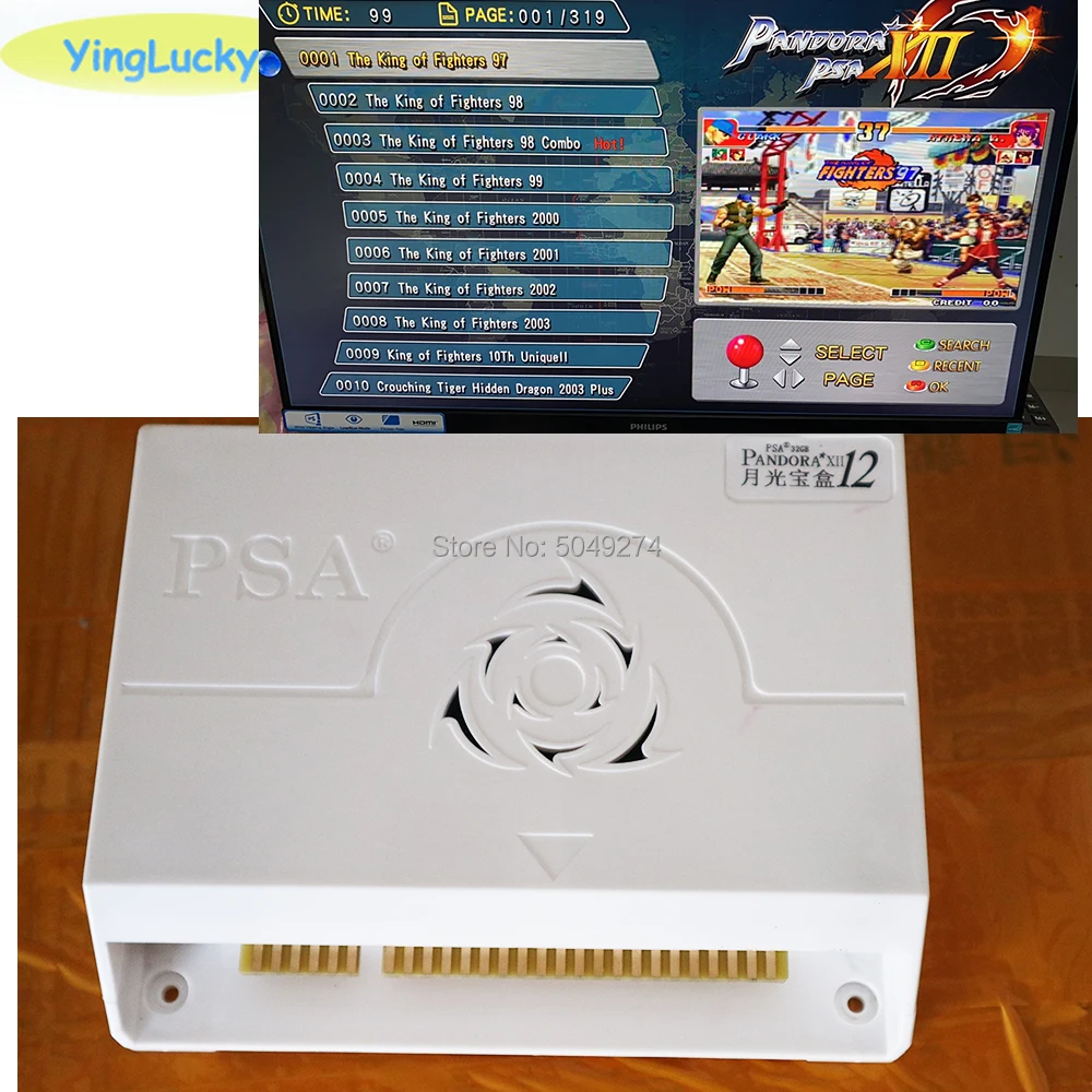  Pandora 3d Box 12 3188 In 1arcade version Jamma Board for Arcade Cabinet Machine Coin-operated vide