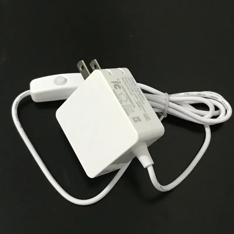 Адаптер питания кабель 5V3A USB-C зарядное устройство с переключателем для Raspberry Pi 4B