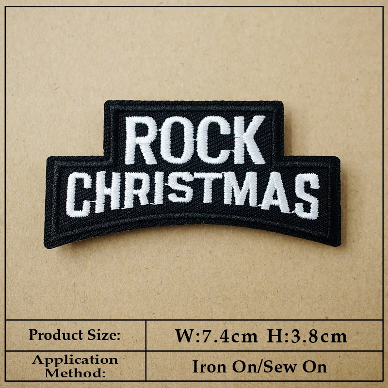 BAND Patches Cloth Mend Decorate Clothes Apparel Sewing Decoration Applique Badges Patch ROCK STAR 