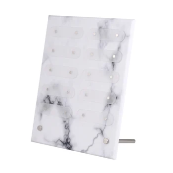 

Detachable Nail Sample Display Stand Marble Pattern Nail Color Chart Board Palette Nail Art Shelf Manicure Holder Showing Tool