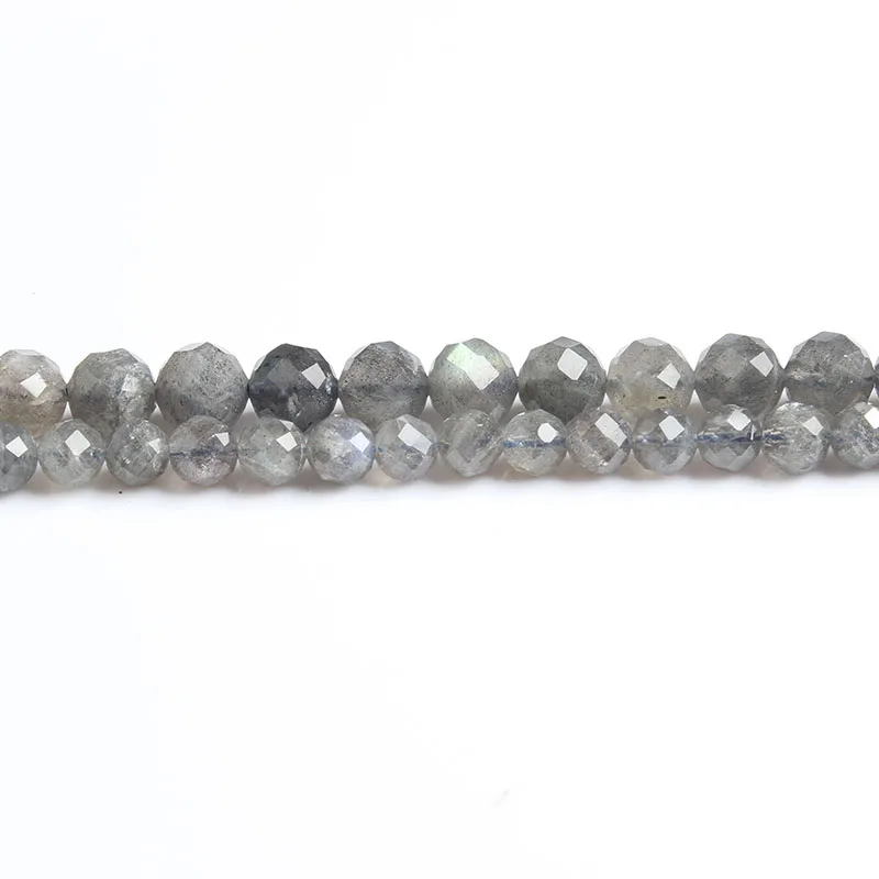 

Linxiang Natural Diamonds Flash Beads 6/8/10mm Suitable for DIY Bracelet Necklace Accessories Manufacturing Factory Direct Sale