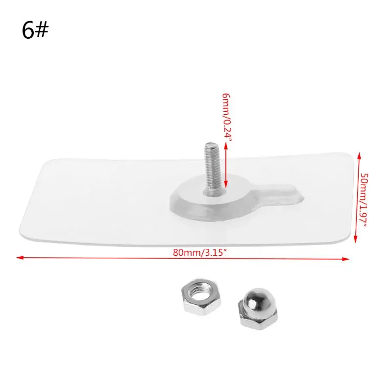 

Strong Self Adhesive Screw Hook Wall Mouted Stainless Steel Seamless Shelf Hanger