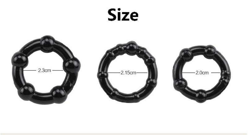 3 шт./компл. кольцо для пениса в горошек многоразовое увеличения с задержкой