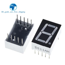 TZT 10pcs 0.56 pollici 1bit comune catodo digitale tubo rosso LED cifre Display 7 segmenti 0.5 pollici 0.5 0.56 pollici 0.56 ''pollici