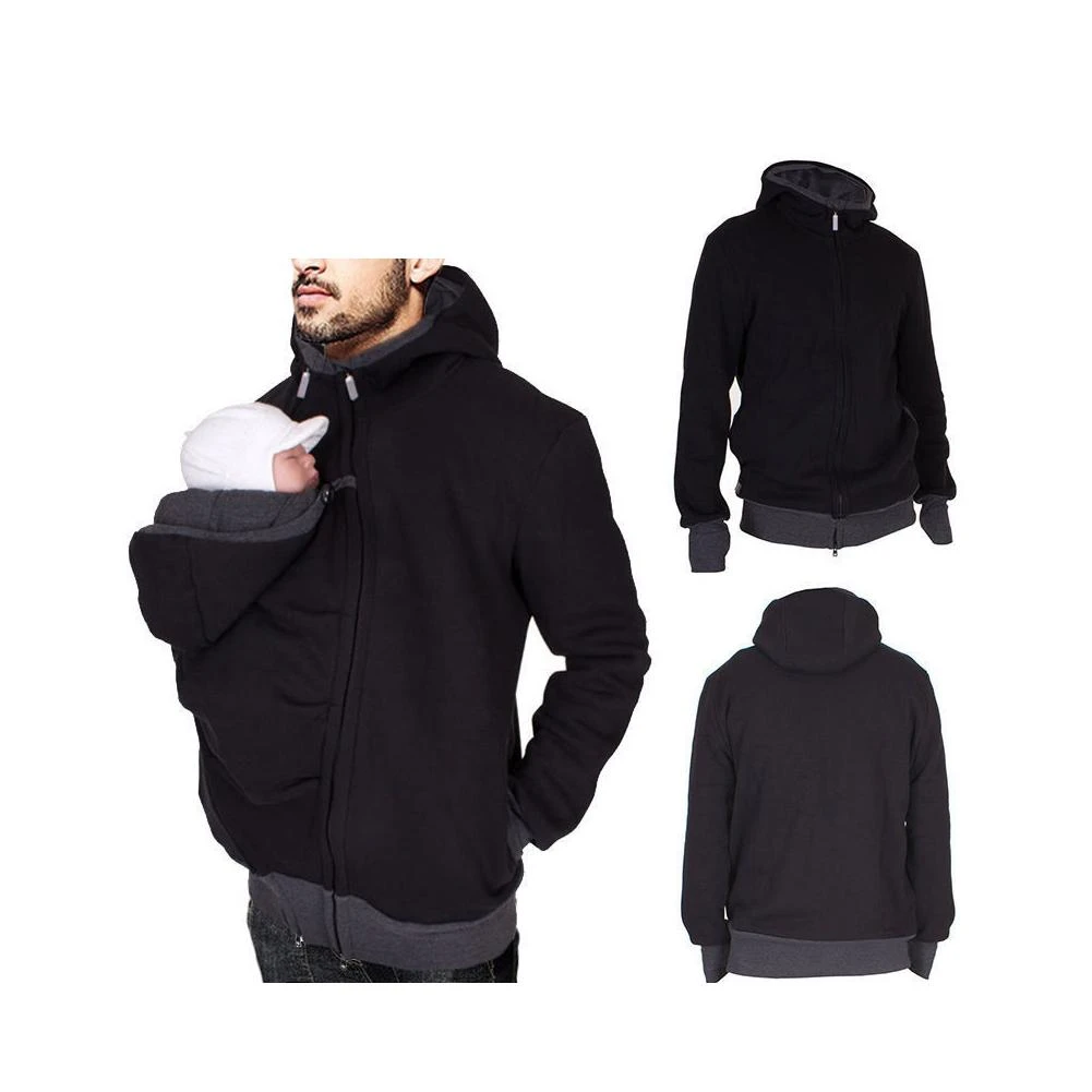 Pull 2 En 1 Multifonction Kangourou Pour Papa Automne Hiver Sac De Dressing Sweat Hommes Sweat Shirt Veste Porte Bebe Aliexpress