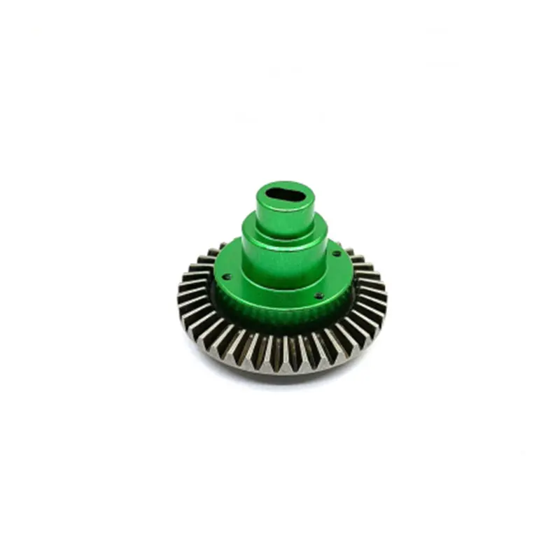 HSP 94180 обновленные части 180009 алюминиевый соединительный блок w/gear 38T 180009(18009) 1/10 масштаб 4WD RC Рок детали гусеничного трактора YF1253 - Цвет: green