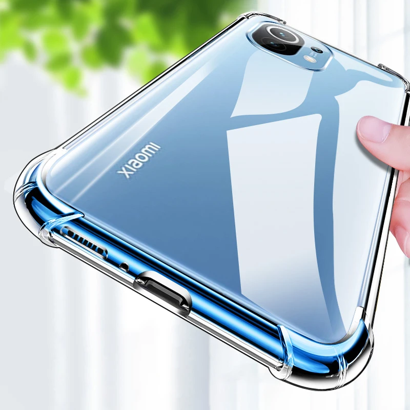 LOVECOM Stoßfeste Handyhülle für Xiaomi Mi 11T Pro 11 Lite 10T Pro POCO X3 Pro F3 Redmi Note 10 Pro 10S 9 8 Soft Clear Cover_voghion.com