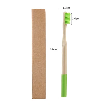 

5/10 Pcs Eco Friendly Wooden Toothbrush Biodegradable Plastic-Free Oral Care Adults Toothbrush