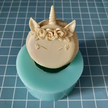 

Soap Molds Flower Rose Unicorn Macaron Silicone Mold Gypsum Chocolate Candle Candy Candle Mold Clay Resin DW0165 PRZY Wedding