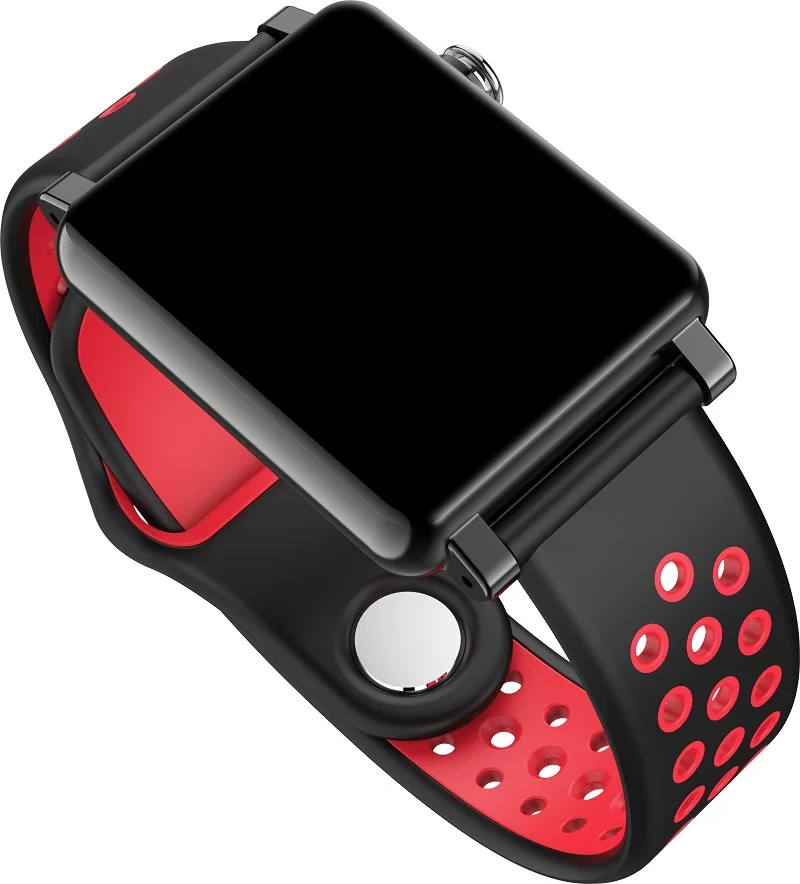 Cstструйный ЭКГ Смарт-часы браслет IP67 водонепроницаемый монитор сердечного ритма кровяное давление фитнес-трекер женские мужские спортивные часы - Цвет: Красный