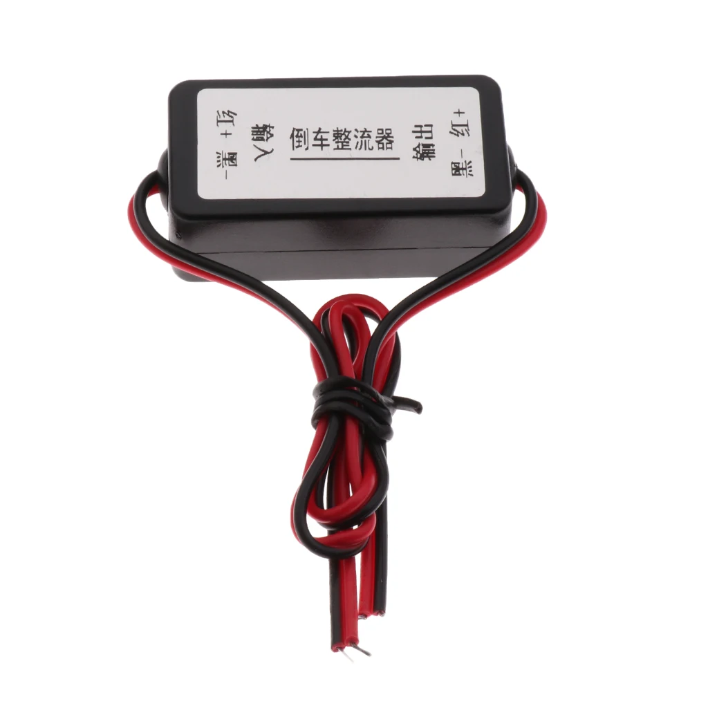 Durable 12V DC Car Truck Backup Rear View Camera Power Relay Filter Capacitor