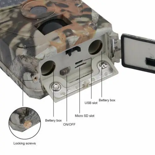 Следовая камера 12MP изображение 1080P HD видео IP66 водонепроницаемый 120 ° обнаружение дикой природы разведка инфракрасная камера ночного видения