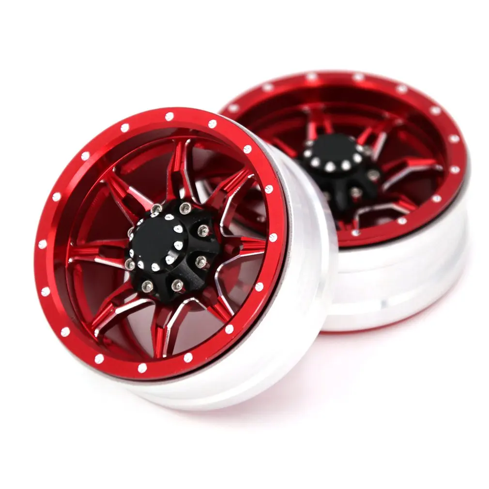 4 шт. RC Рок Гусеничный металлический обод колеса 1,9 дюймов Beadlock для 1/10 осевой SCX10 90046 TAMIYA CC01 D90 D110 TF2 TRX-4 модель