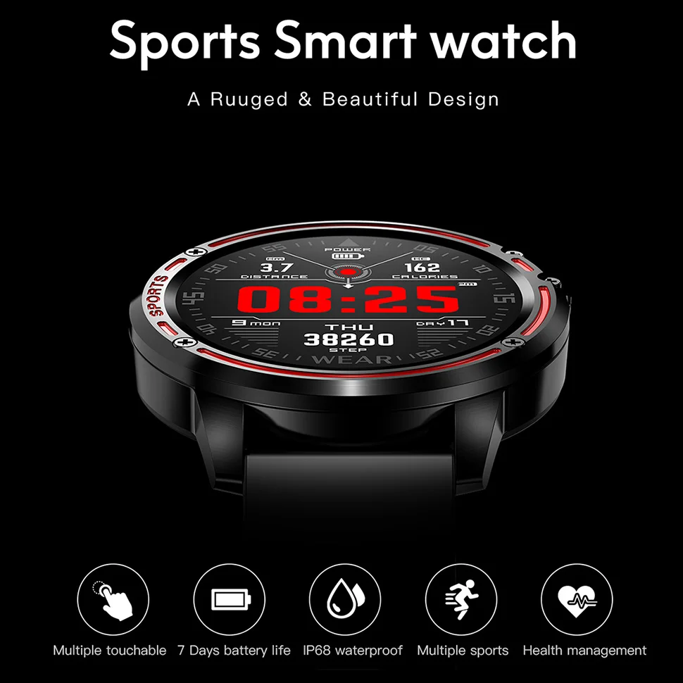 L8 спортивные Смарт-часы для мужчин Hamswan с ЭКГ+ PPG кровяное давление сердечный ритм IP68 Водонепроницаемый фитнес-трекер умные часы для женщин PK L5
