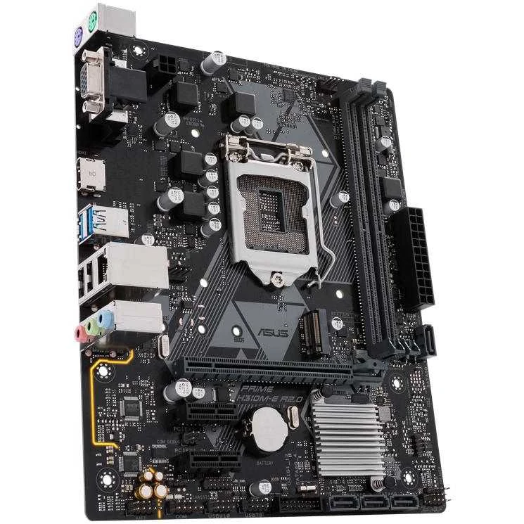Материнская плата Asus PRIME H310M-E R2.0 Soc-1151v2 Intel H310C 2xDDR4 mATX AC`97 8ch(7.1) GbLAN+VG