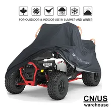 Универсальный Водонепроницаемый Чехол для квадроцикла ATV, 190 T, для мотоцикла, скутера, мотоцикла, Kart, мотоциклетные Чехлы M, L, XL, XXL, XXXL, камуфляжный черный