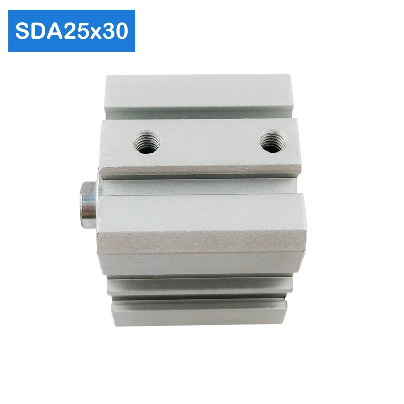 SDA25x30 pneumatique double effet Compact Mince bouteille d'air 25 mm alésage 30 mm Stroke 