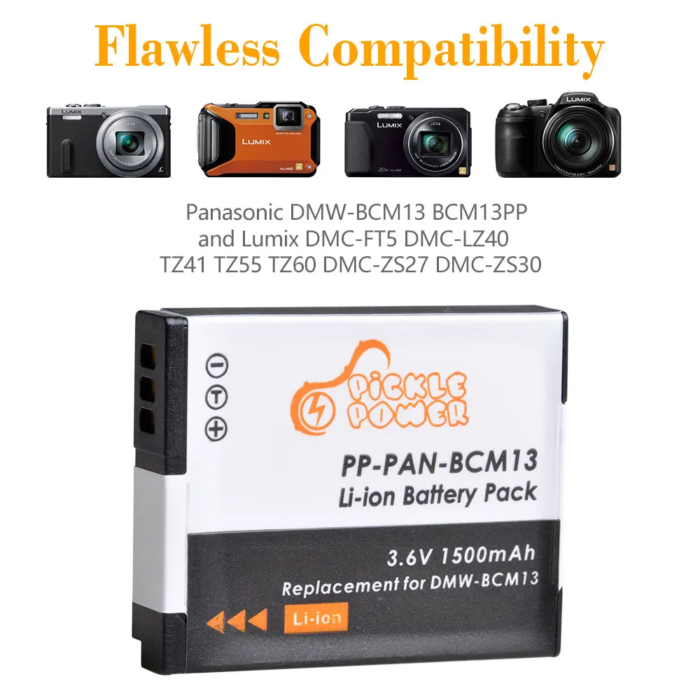 DMW BCM13E аккумулятор BCM13 + зарядное устройство с ЖК дисплеем для Panasonic Lumix DMC ZS40 TZ60 ZS45