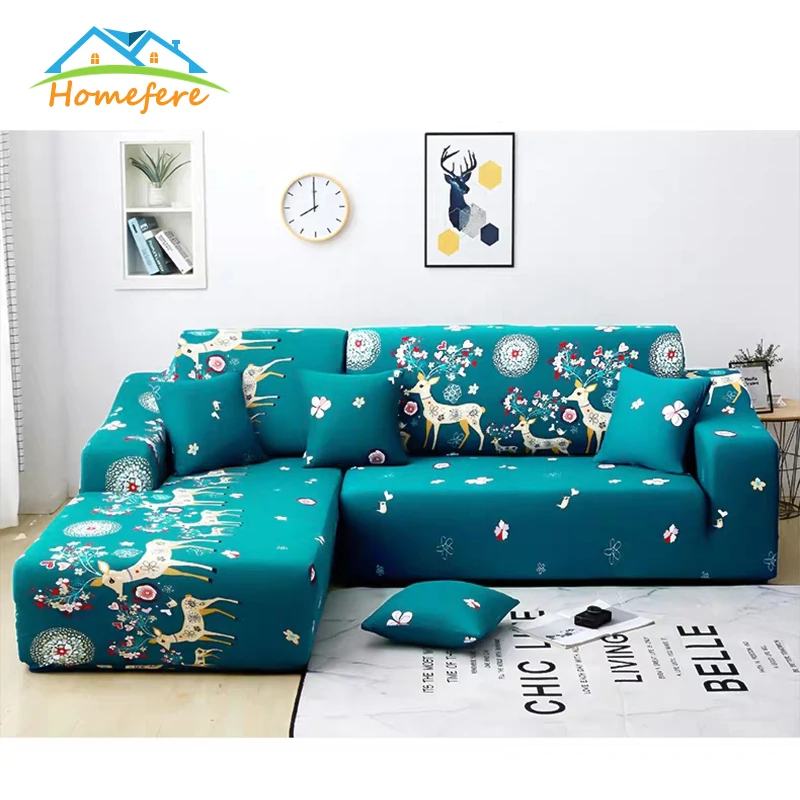 Sofa Cover All-inclusive Slip-resistant Sectional Eastic Full Couch Cover Sofa Towel Sofa Cover Three Homefere