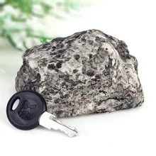 Уличный садовый ящик для ключей, скрытый камень, запасной ключ для дома, Сейф для хранения, скрытый защитный футляр с камнями