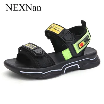 

NEXNan Summer Children Sandals For Kids Shoes Boys Beach Sandals Girls Shoes School Footwear Hook&Loop Quickly-dry sandalias