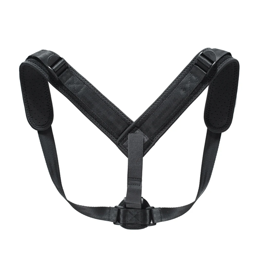 New Posture Corrector Shoulder Pad Hunchback Posture Adjustable Vest Seat With Three-button Buckle Breathable Back Support Belt