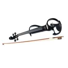 4/4 Размеры электрическая Тихая скрипка W/переноска чехол большой концерт Производительность аксессуар