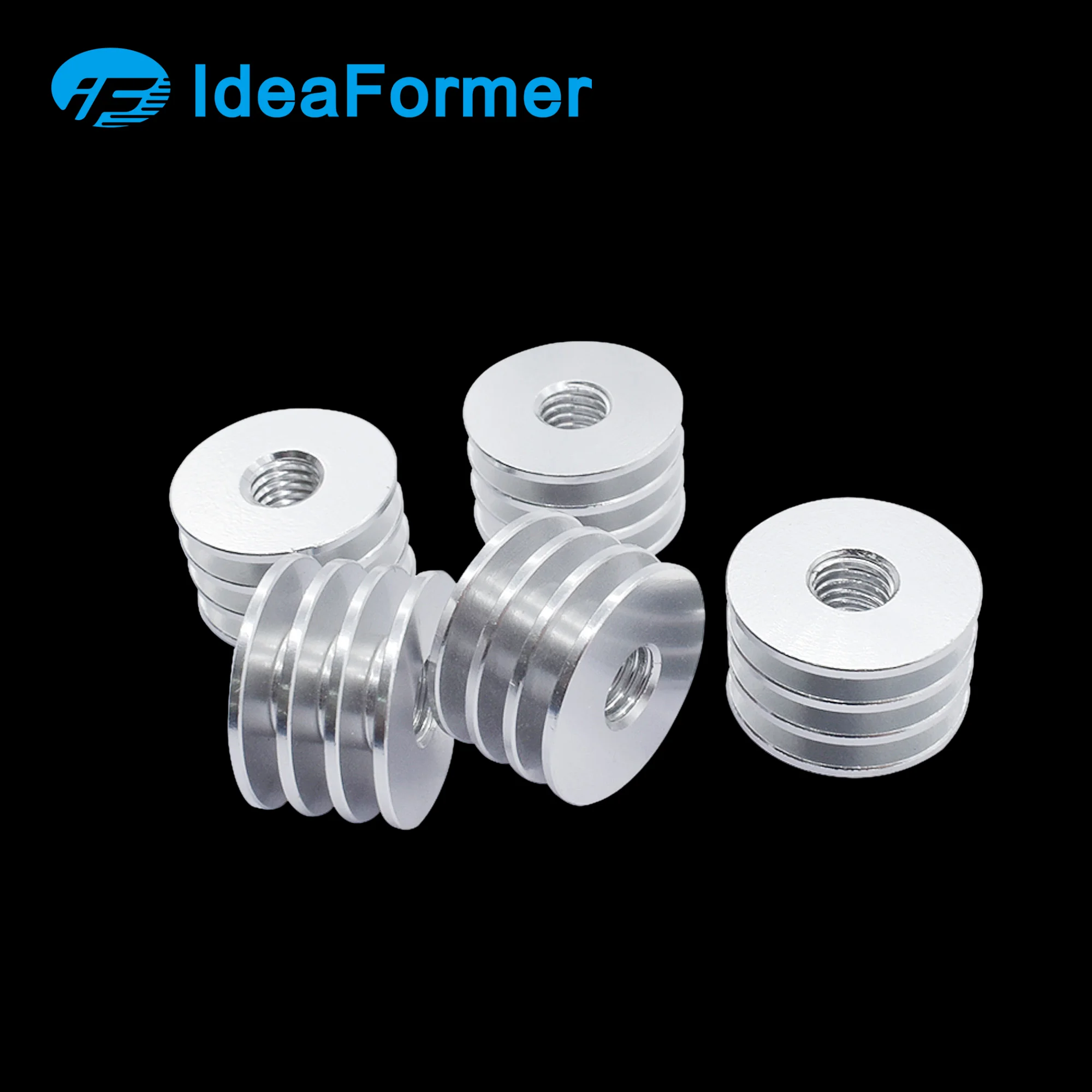 Алюминиевый мини Радиатор M6 Thread 1/2 шт. DIY Hotend для 3d экструдера Reprap J head детали 3D