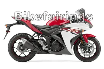 

Motorcycle Full Fairing Kit For Yamaha R3 R25 2015 2016 r3 r25 15 16 ABS Plastic Injection Cowling Gloss Red White Bodywork New