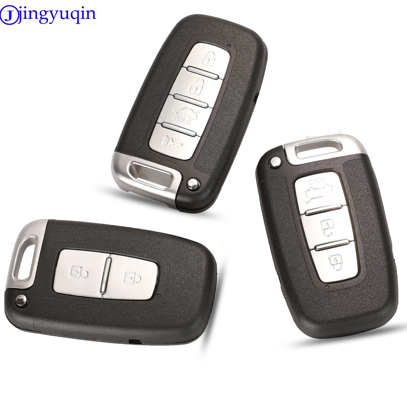Автомобильный ключ jingyuqin 10 2/3/4B для KIA Soul Sportage Sorento Mohave K2 K5 Rio Optima Forte Cerato Hyundai I30 Ix35