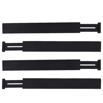 

NHBR-Bamboo Drawer Dividers Kitchen Drawer Organizers Spring Adjustable & Expendable Tray Organizer for Kitchen, Baby Drawer, Ba