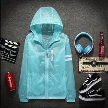 Одежда для защиты от Солнца мужская верхняя одежда лето г. стиль, корейский стиль, тренд, для подростков, тонкие, ультра-тонкие, красивые модели Br