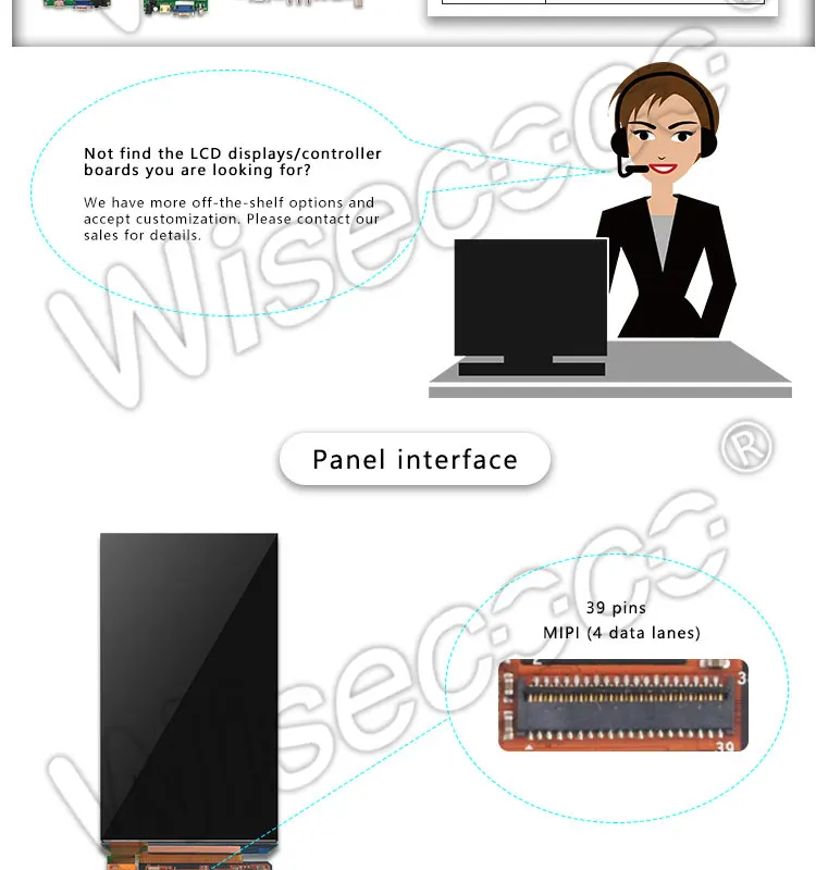 Wiscoco oled экран 5 дюймов 720*1280 ips lcd с HDMI mipi драйвер платы для мобильного телефона H497TLB01.4