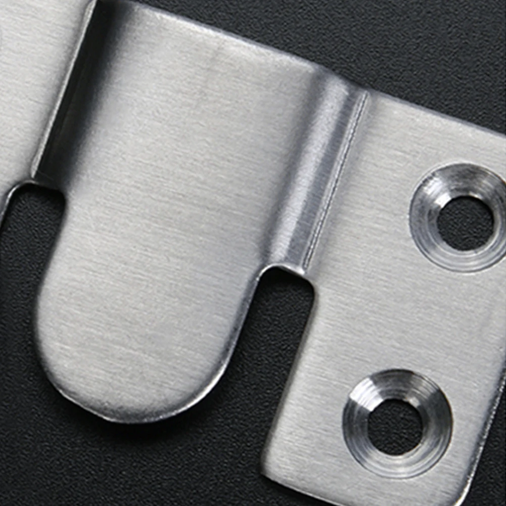 UK 20pcs Interlocking Flush Mount Bracket Display Stainless Steel Picture Hanger