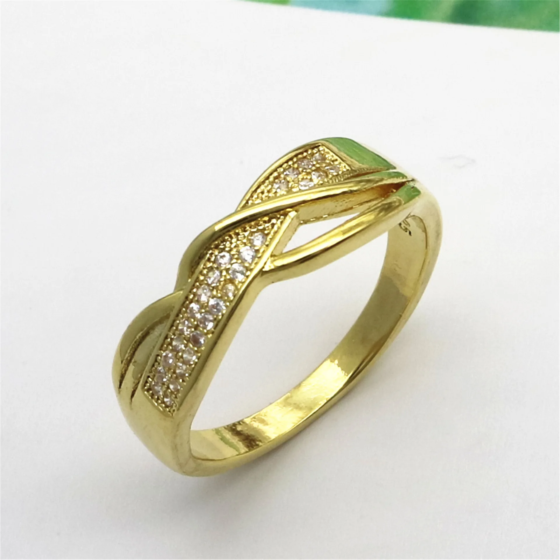 Kemstone Creatived Engagemnet кольцо медь золото посеребренное кольцо для женщин ювелирные изделия подарок